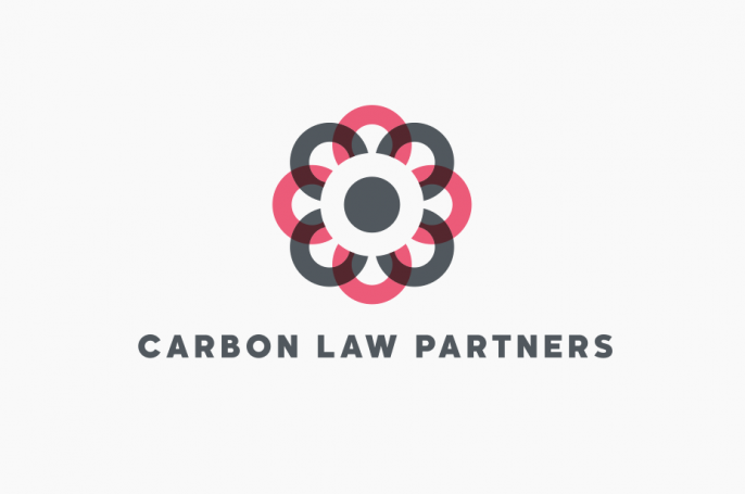 Carbon law partners logo flourish