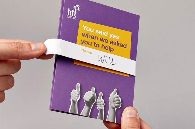 Fundraising brochure - you said yes when we asked to help