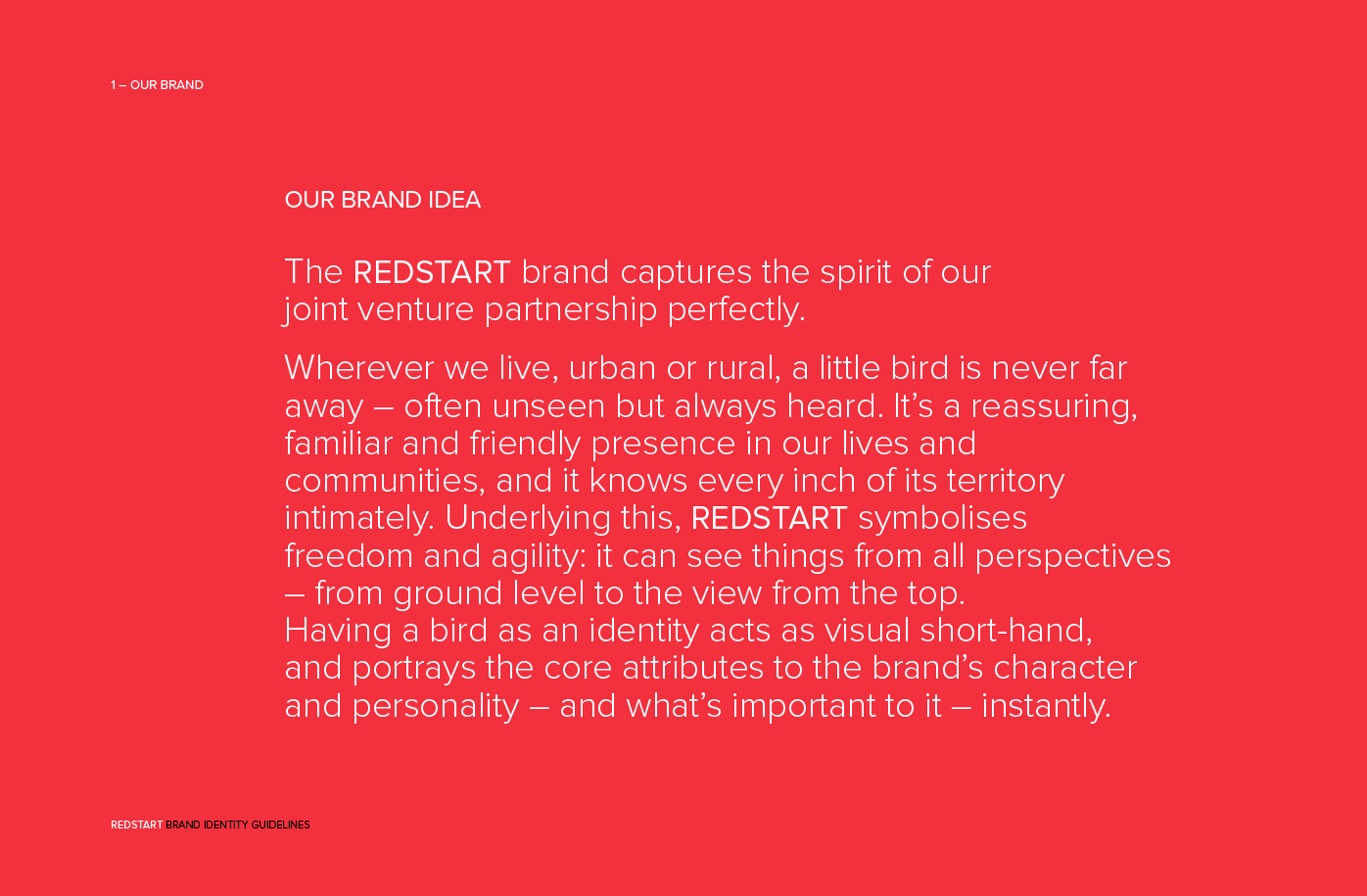 joint venture brand tone of voice and brand idea