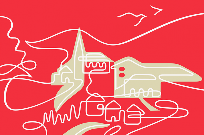illustration for joint venture brand of a welsh town