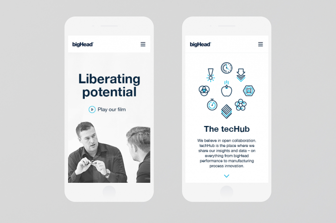 manufacturer responsive website design