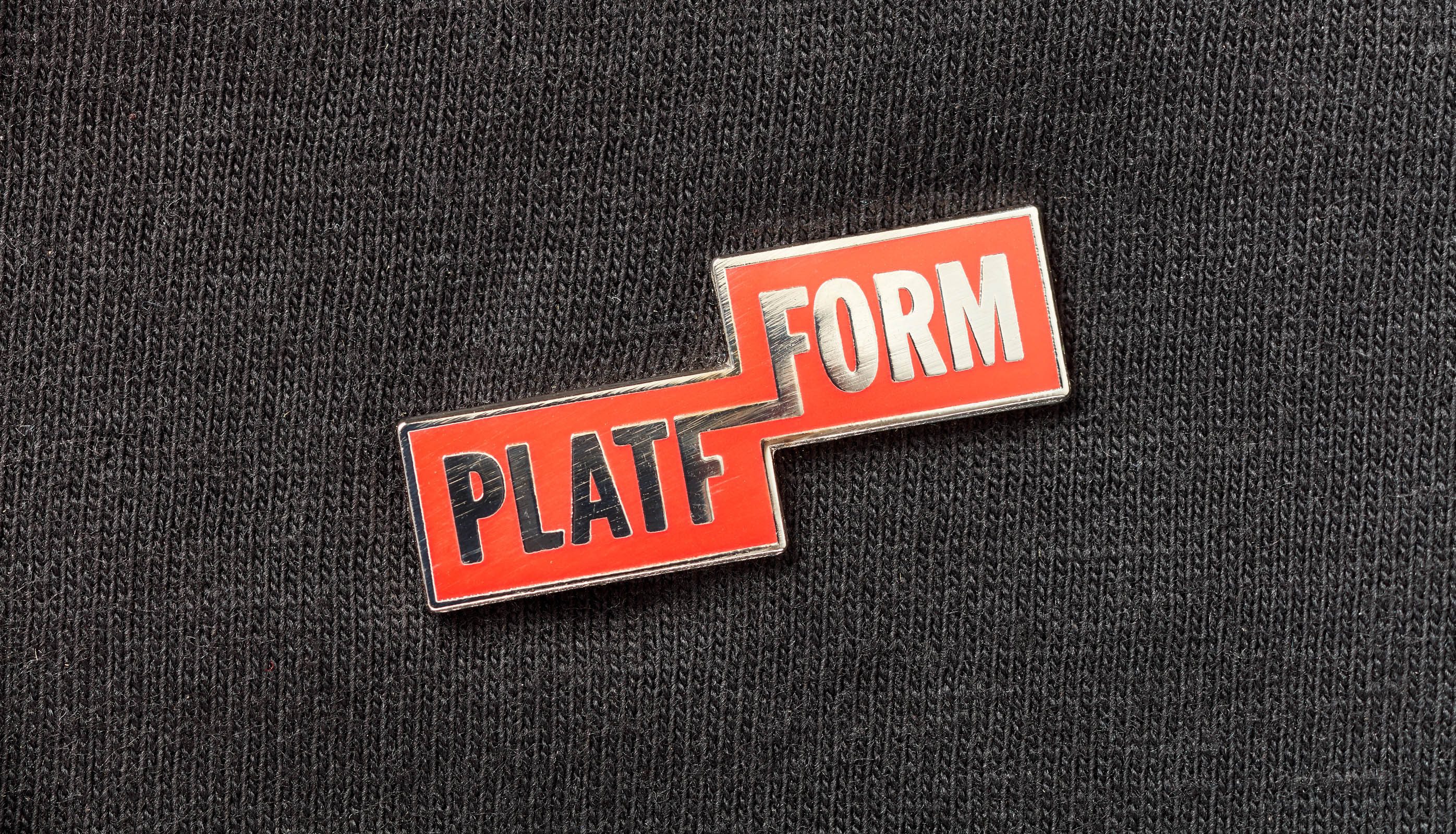 Platfform lapel badge