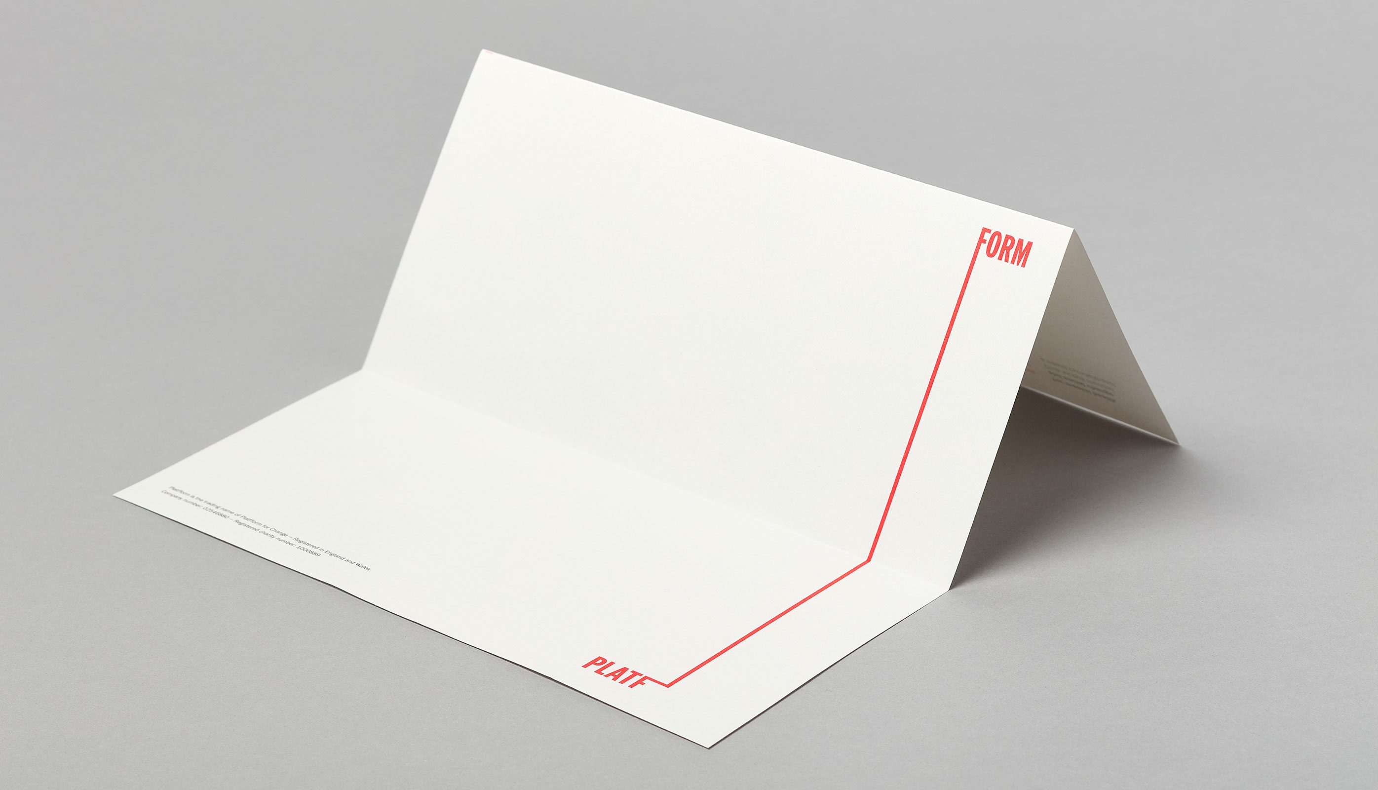 Platfform letterhead