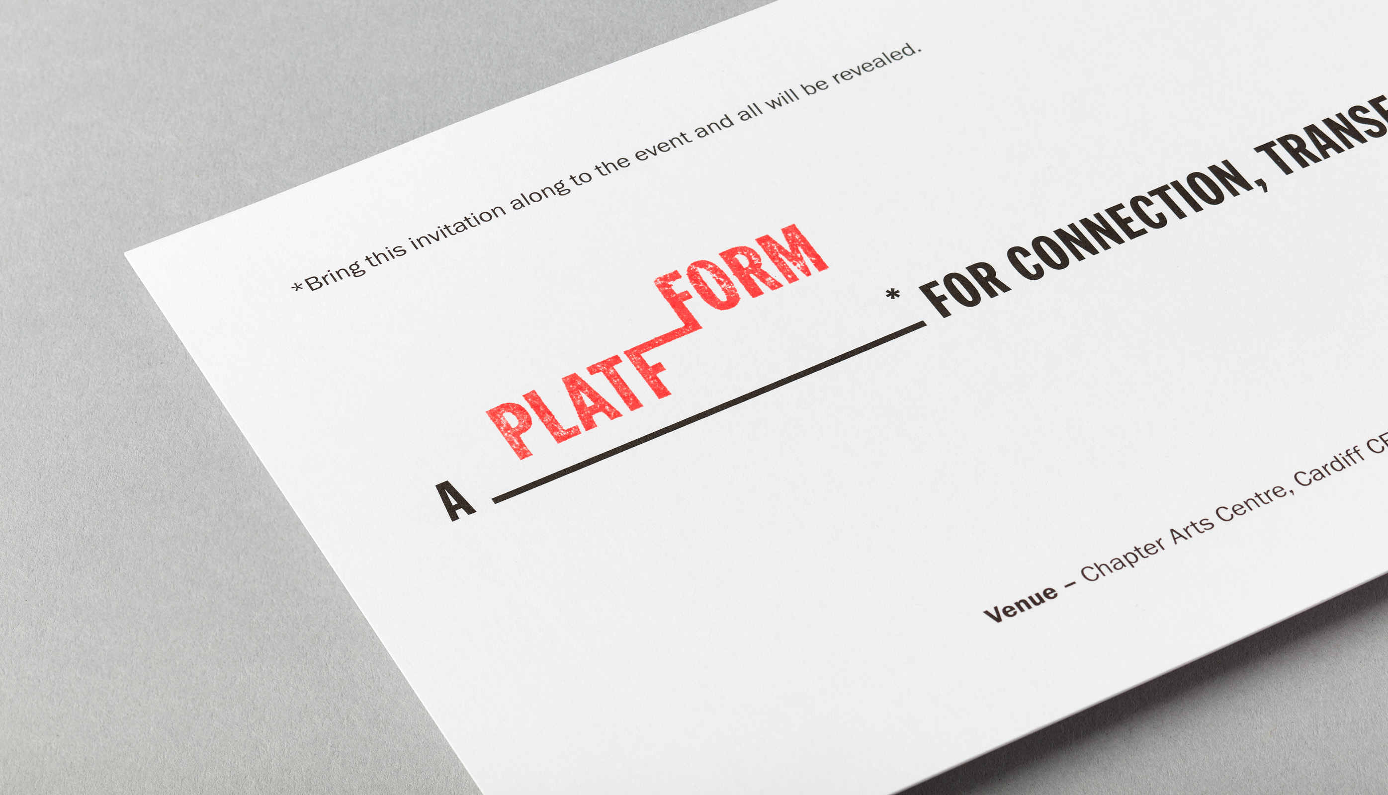 Platfform stamp