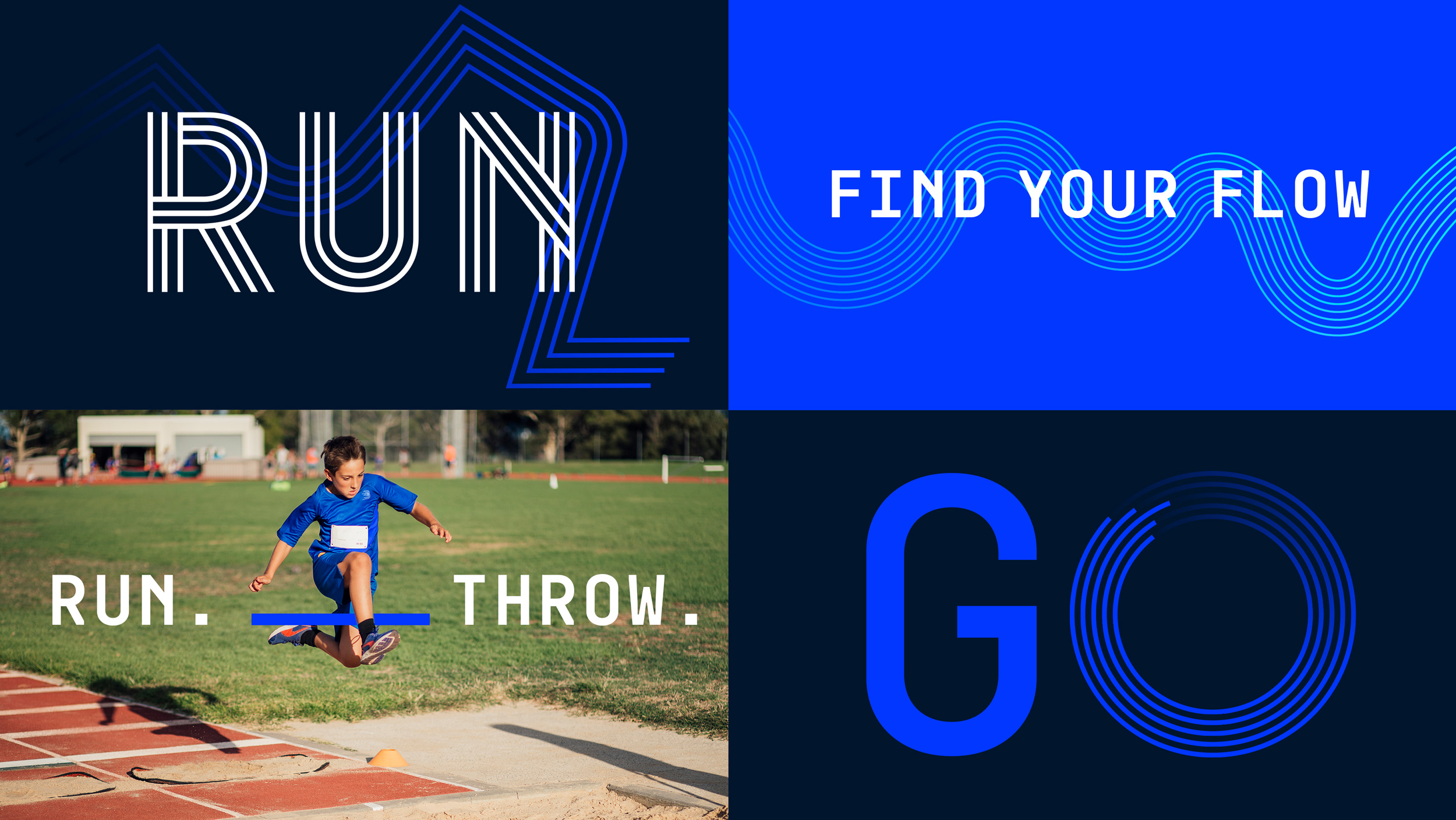 Selection of brand images for athletics club