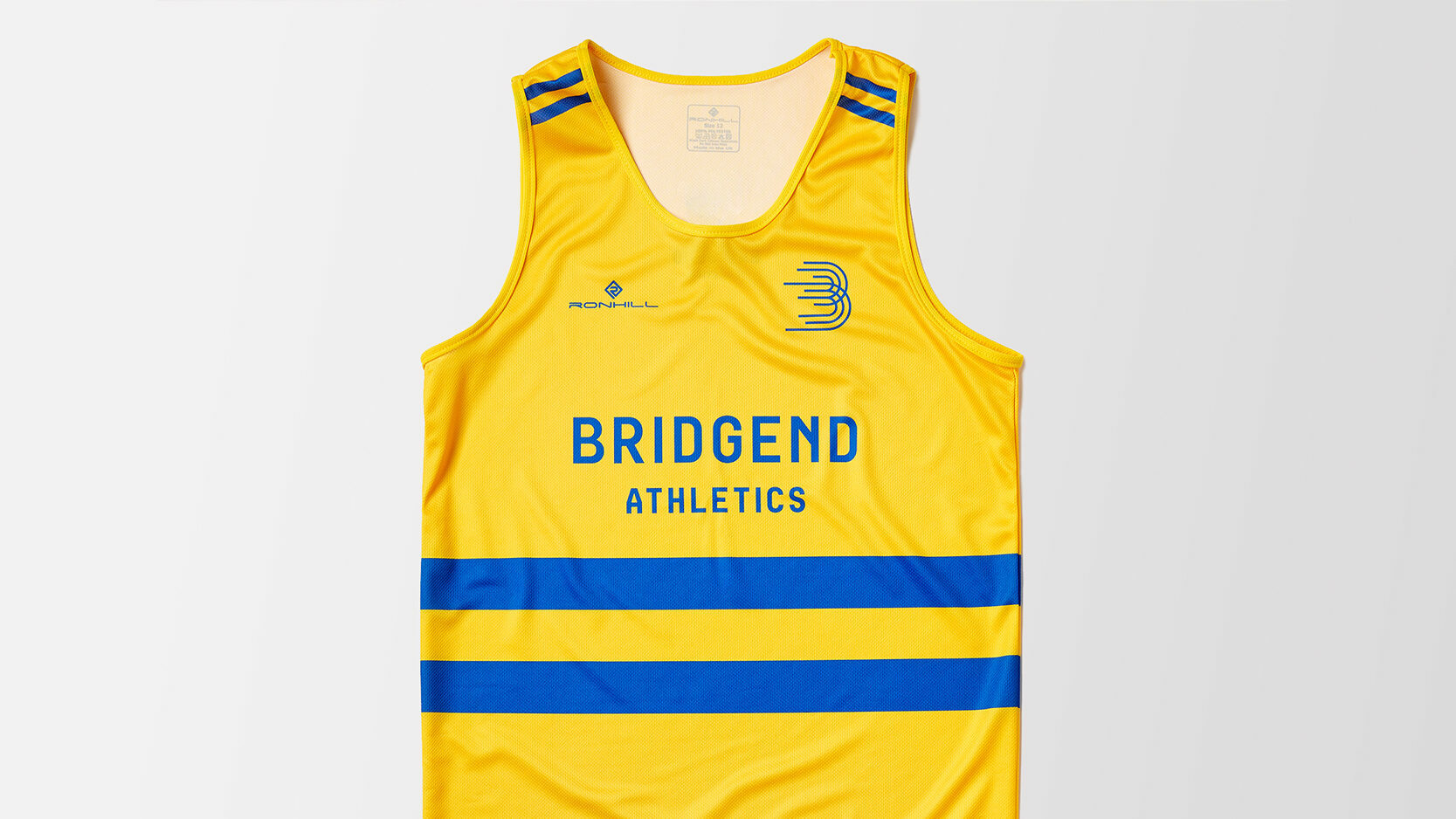 Bridgend Athletics running vest design