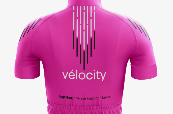 Funds industry charity bike ride jersey design